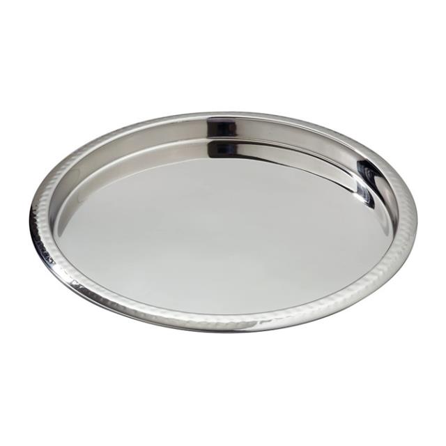 Rental store for ROUND SERVING TRAY, HAMMERED EDGE 14 in Canton CT