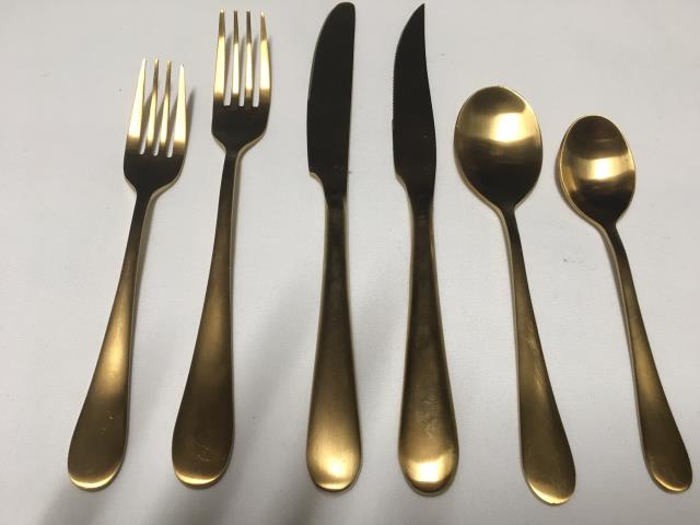 Rental store for FLATWARE, MATTE GOLD in Canton CT