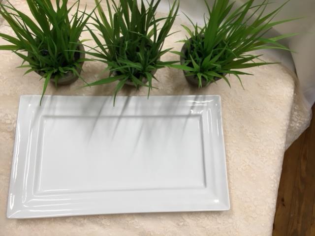 Where to find PLATTER, CERAMIC WHITE 14 X 8 in Canton