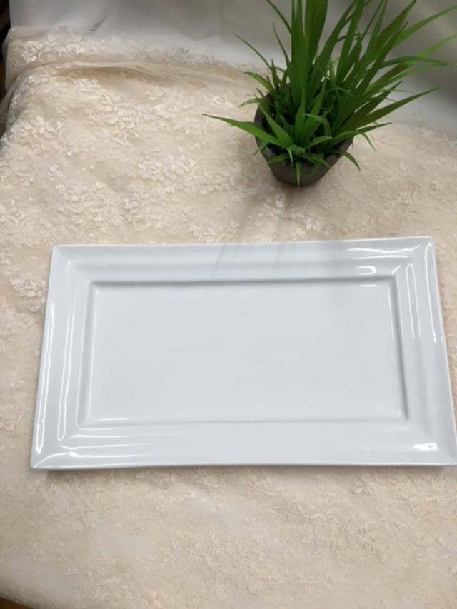Where to find PLATTER, CERAMIC WHITE 14 X 8 in Canton