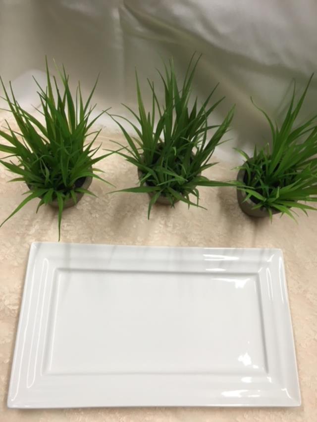 Rental store for PLATTER, CERAMIC WHITE 14  X 8 in Canton CT