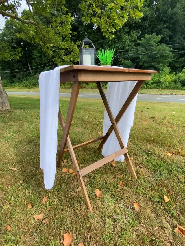 Rental store for BISTRO, COCKTAIL TABLE, SQ. FOLDING in Canton CT