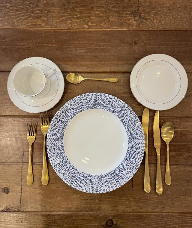 Rental store for DINNER PLATE, AMANDA BLUE, 10 3 4 in Canton CT